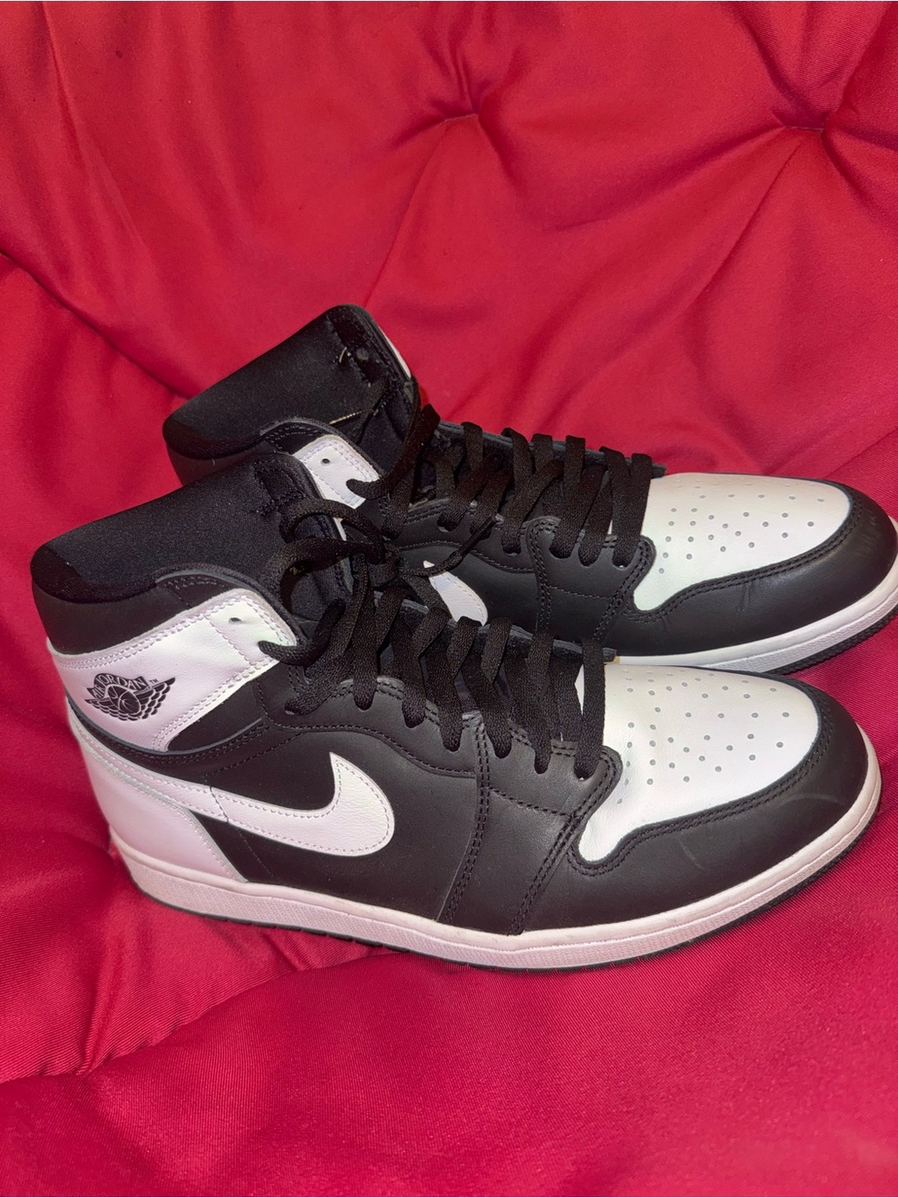 Nike Air Jordan 1 Mid Black and White Men's Sneakers